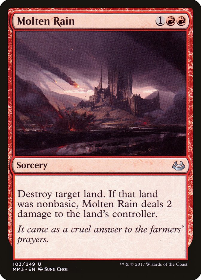 Molten Rain 103/249 (Modern Masters 2017)  | Good Games Modbury