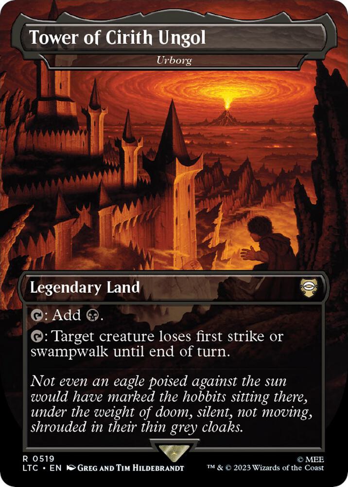 Tower of Cirith Ungol - Urborg 519/347 (Commander: The Lord of the Rings: Tales of Middle-earth)  - Borderless | Good Games Modbury