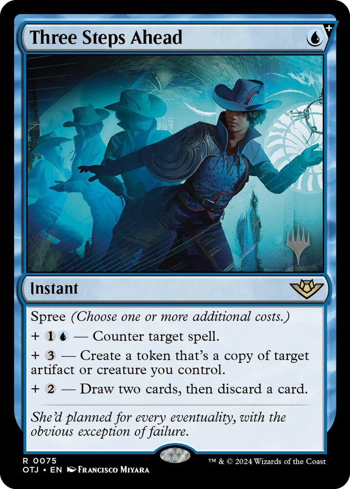 Three Steps Ahead 75 (Promo Pack: Outlaws of Thunder Junction)  - Foil | Good Games Modbury
