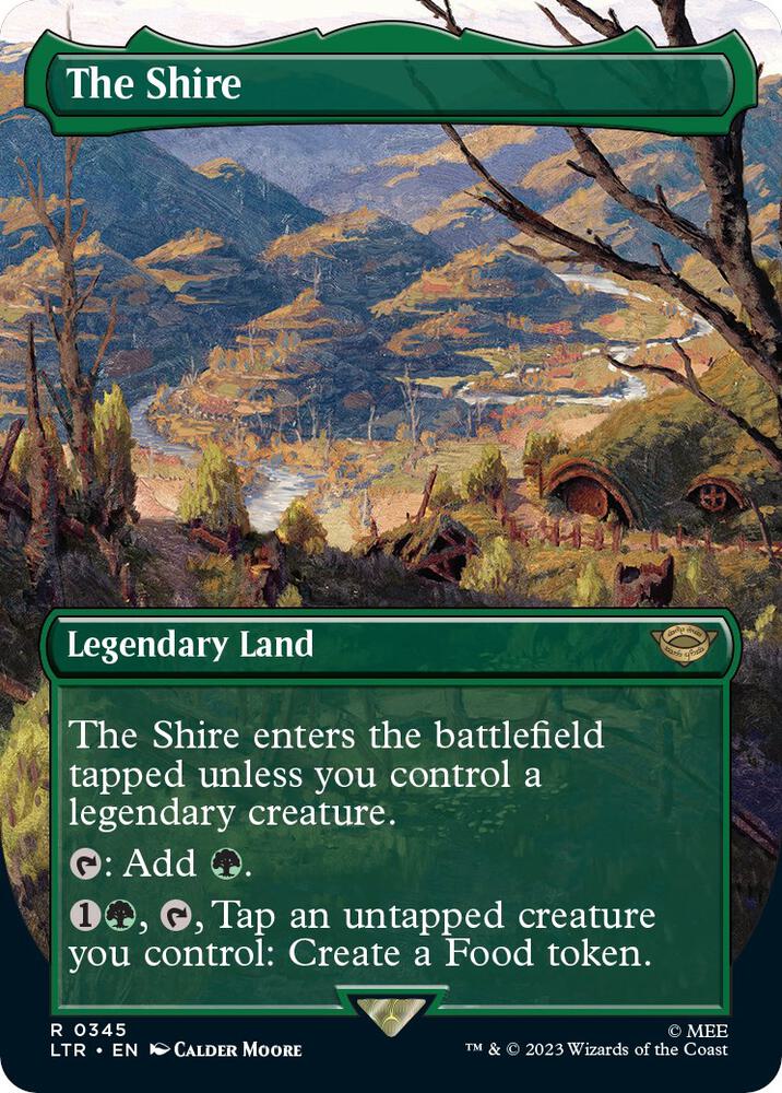 The Shire 345 (Universes Beyond: The Lord of the Rings: Tales of Middle-earth)  - Borderless | Good Games Modbury