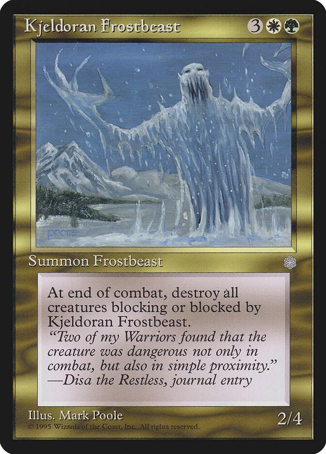 Kjeldoran Frostbeast 296/383 (Ice Age)  | Good Games Modbury