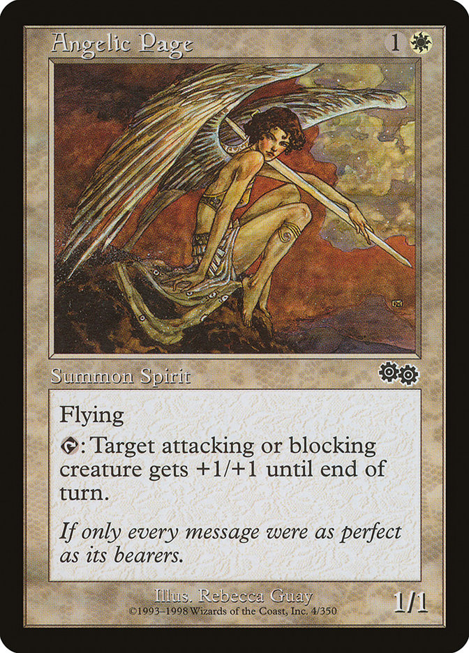 Angelic Page [Urza's Saga] | Good Games Modbury