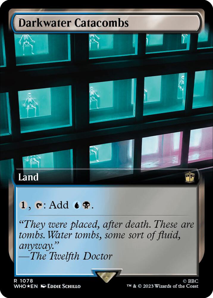 Darkwater Catacombs 1078/331 (Universes Beyond: Doctor Who)  - Extended Art Surge Foil | Good Games Modbury