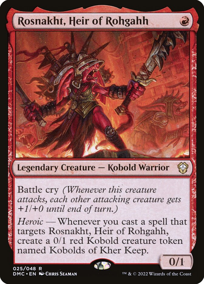 Rosnakht, Heir of Rohgahh 25 (Commander: Dominaria United)  | Good Games Modbury