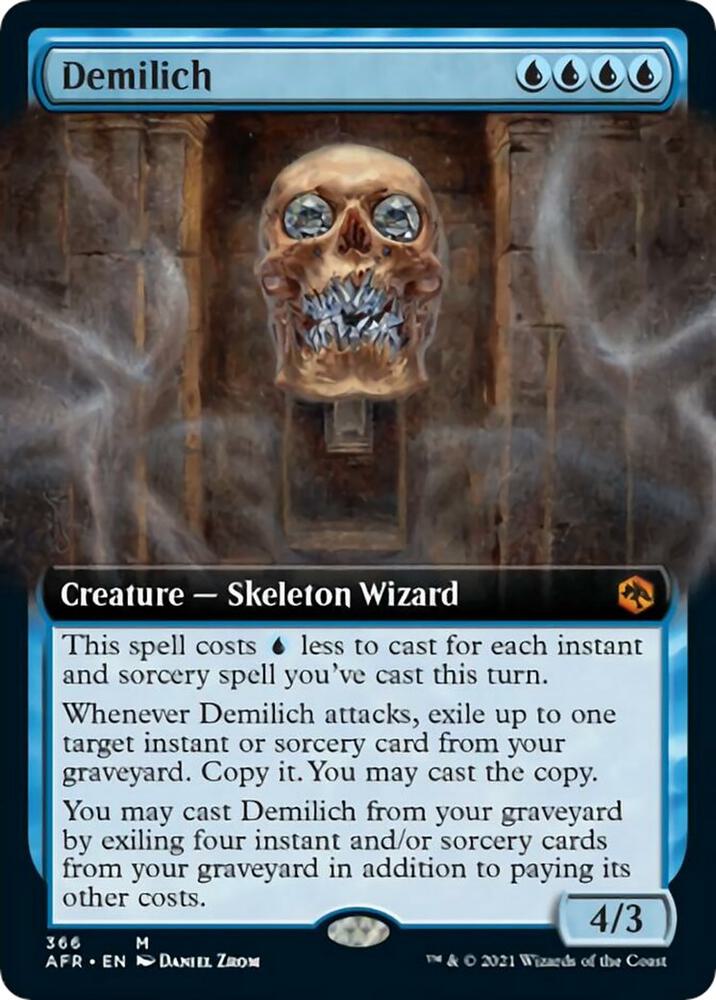 Demilich Extended Art 366/281 (Adventures in the Forgotten Realms)  | Good Games Modbury