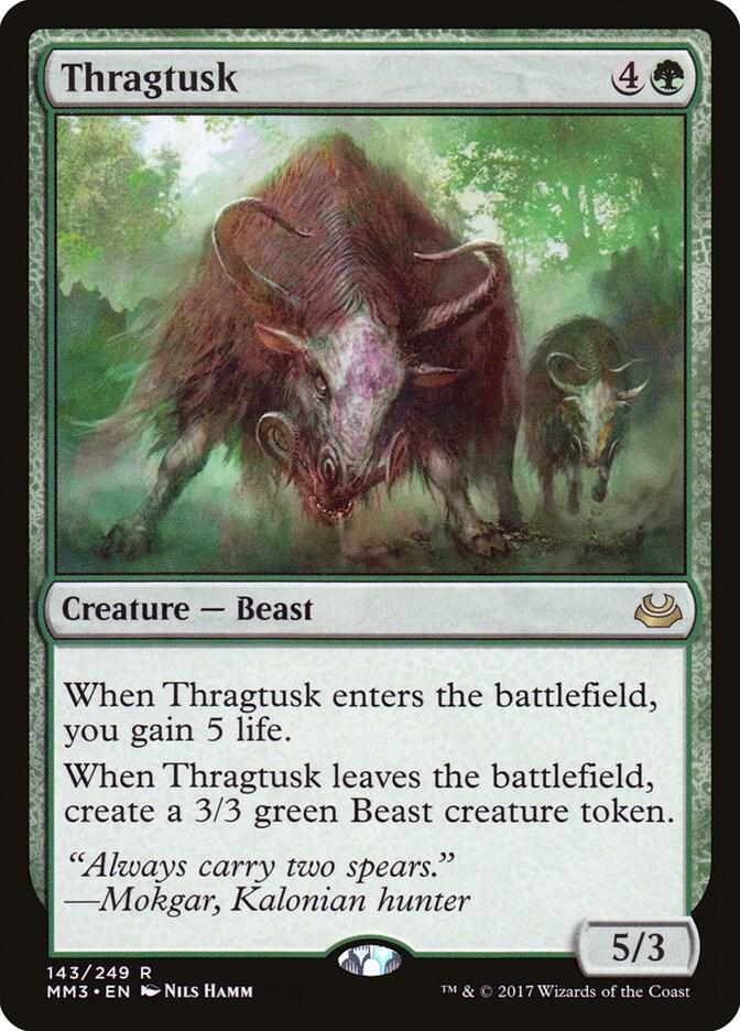 Thragtusk 143 (Modern Masters 2017)  | Good Games Modbury