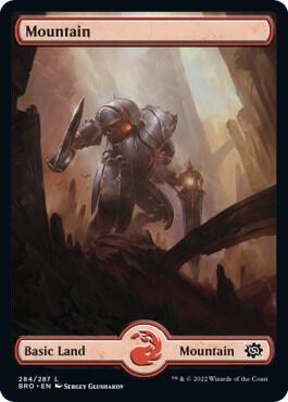 Mountain 284 Full Art 284/287 (The Brothers' War)  | Good Games Modbury