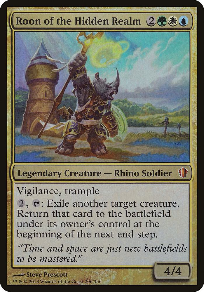 Roon of the Hidden Realm Commander 2013 206/15 (Oversize Cards)  - Foil | Good Games Modbury
