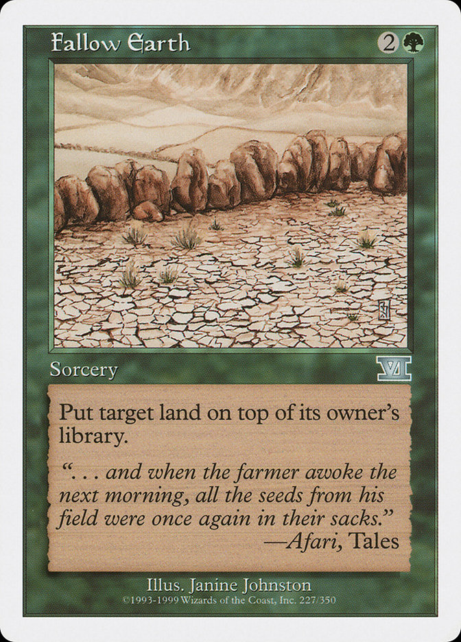 Fallow Earth 227/350 (Classic Sixth Edition)  | Good Games Modbury