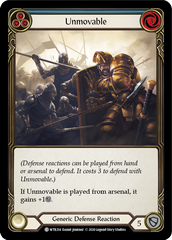 Unmovable (Blue) [U-WTR214] (Welcome to Rathe Unlimited)  Unlimited Rainbow Foil | Good Games Modbury