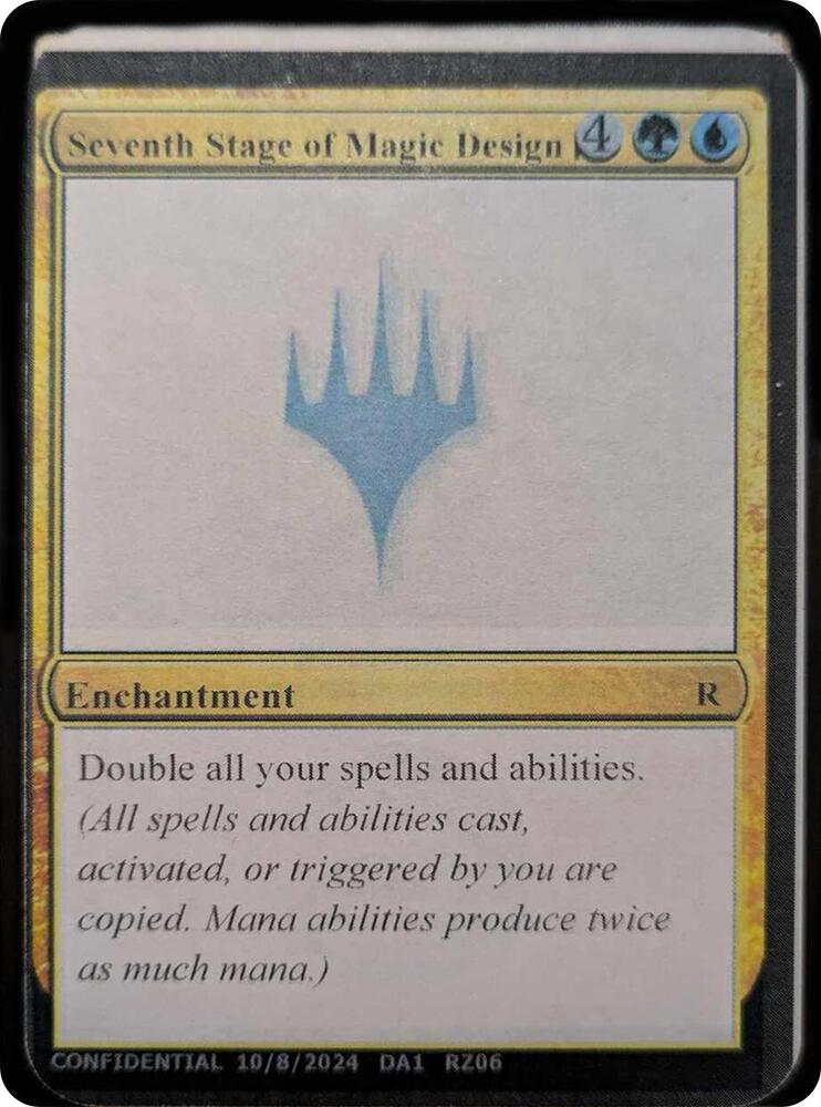 Seventh Stage of Magic Design RZ06d/477 (Un-Known Event Playtest Cards)  | Good Games Modbury