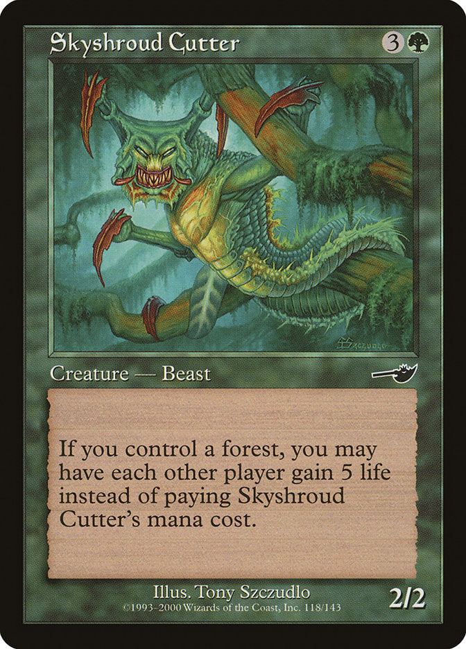Skyshroud Cutter 118/143 (Nemesis)  | Good Games Modbury