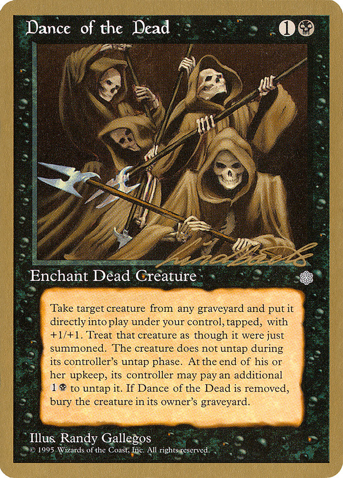 Dance of the Dead (Leon Lindback) [Pro Tour Collector Set] | Good Games Modbury