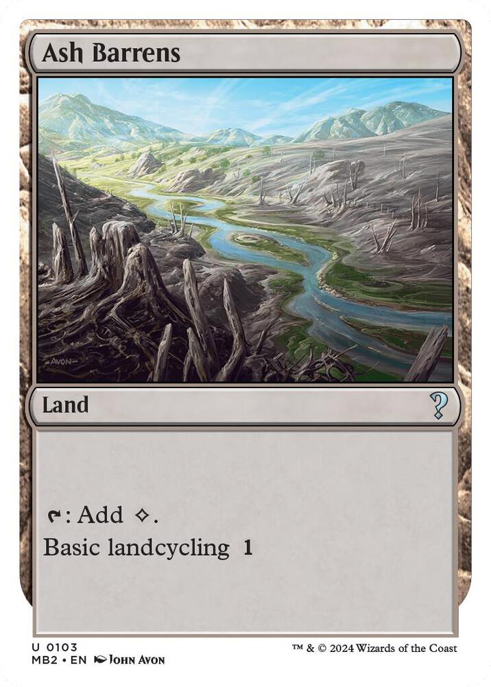 Ash Barrens 103/390 (Mystery Booster 2)  | Good Games Modbury