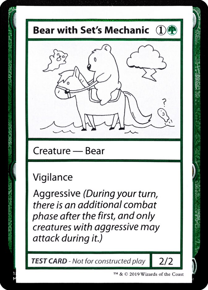 Bear with Set's Mechanic 71/121 (Mystery Booster: Convention Edition Exclusives)  | Good Games Modbury