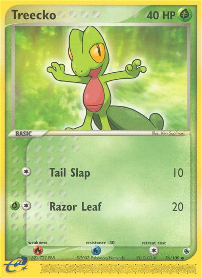 Treecko (76/109) [EX: Ruby & Sapphire] | Good Games Modbury