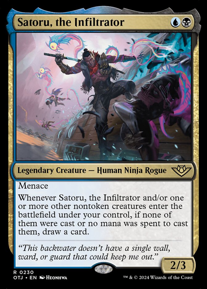 Satoru, the Infiltrator 230 (Outlaws of Thunder Junction)  | Good Games Modbury