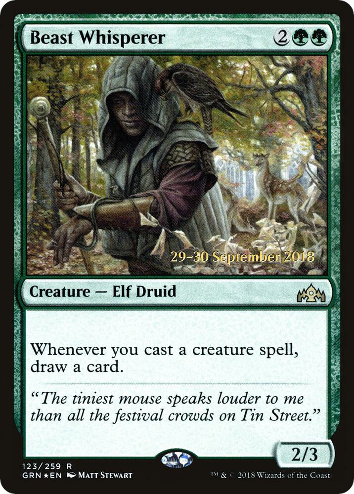 Beast Whisperer 123s/84 (Prerelease Cards)  - Foil | Good Games Modbury