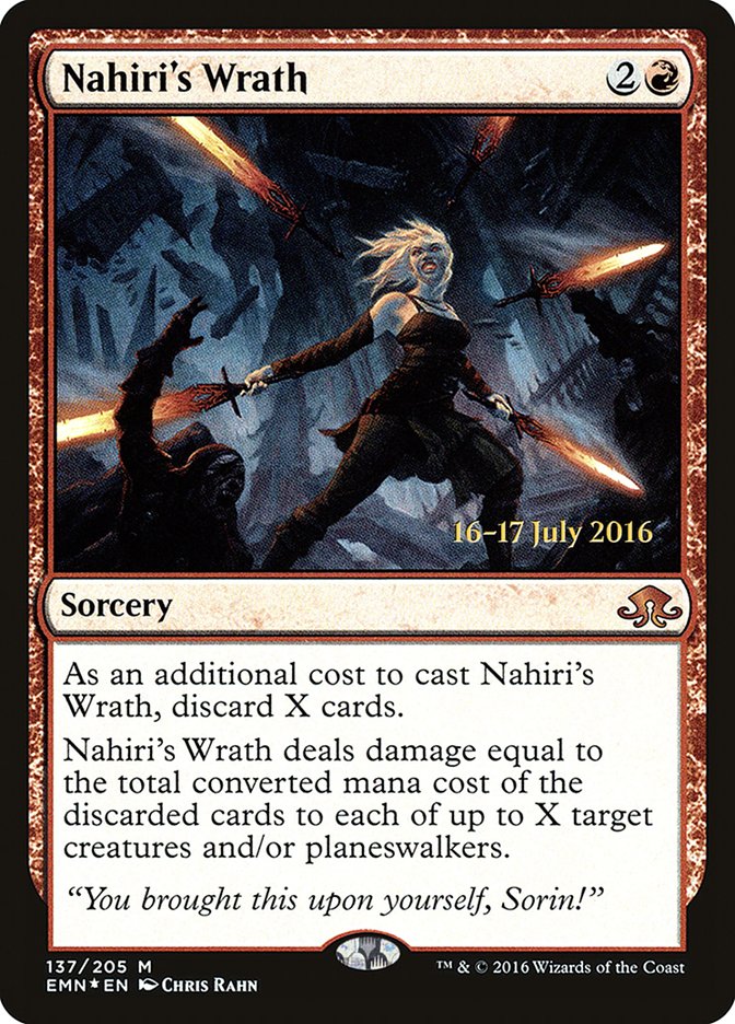 Nahiri's Wrath (Prerelease) [Eldritch Moon Promos] | Good Games Modbury