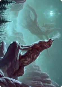 Sarulfs Packmate Art Card 51 (Art Series: Kaldheim)  | Good Games Modbury