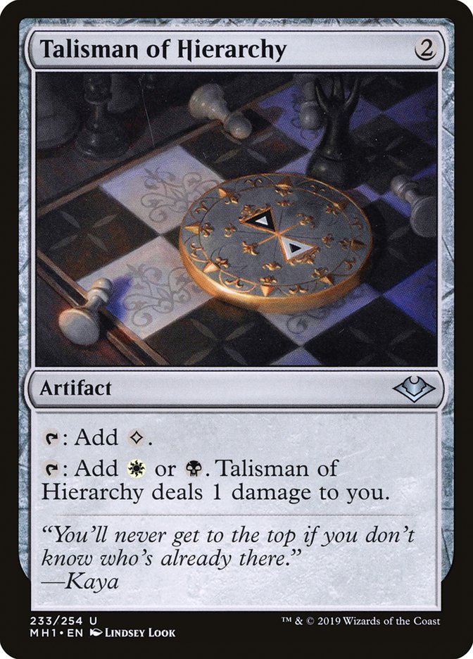 Talisman of Hierarchy [Modern Horizons] | Good Games Modbury