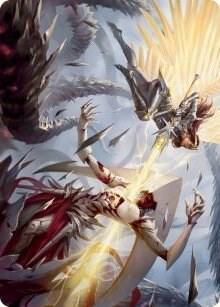 Elspeths Smite Art Card 5 (Art Series: March of the Machine)  | Good Games Modbury