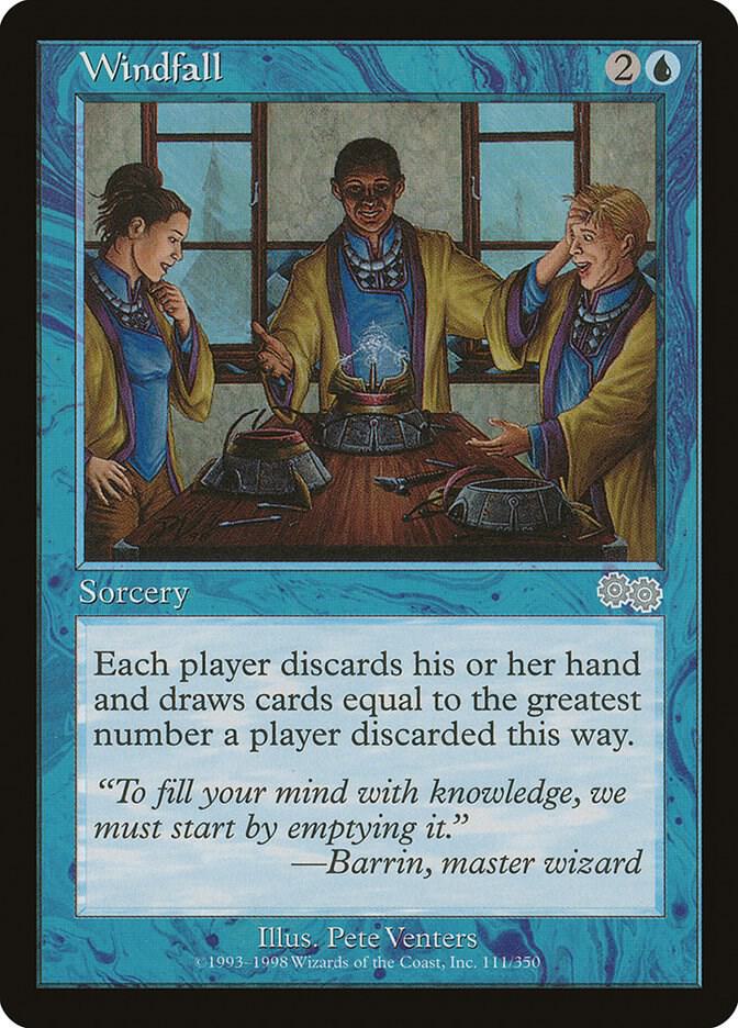 Windfall 111/350 (Urza's Saga)  | Good Games Modbury