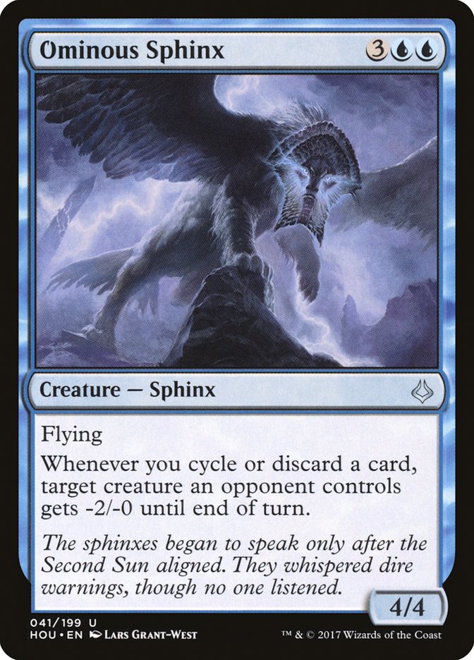 Ominous Sphinx 41/199 (Hour of Devastation)  - Foil | Good Games Modbury