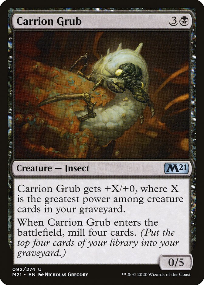 Carrion Grub [Core Set 2021] | Good Games Modbury