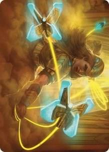 Bladehold War Whip Art Card 46 (Art Series: Phyrexia: All Will Be One)  | Good Games Modbury
