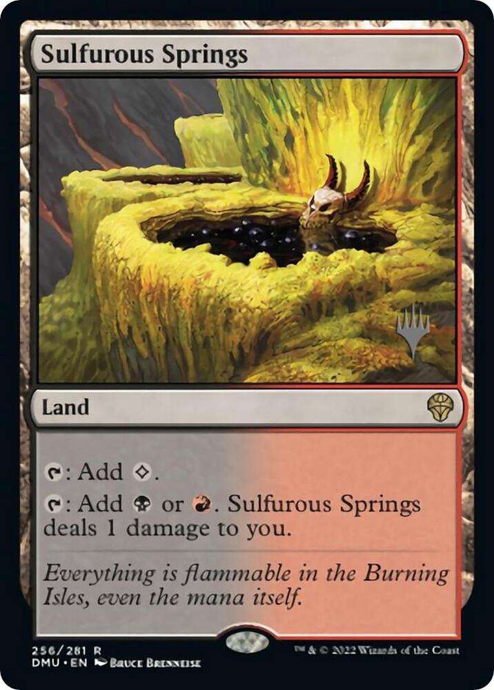 Sulfurous Springs 256 (Promo Pack: Dominaria United)  - Foil | Good Games Modbury