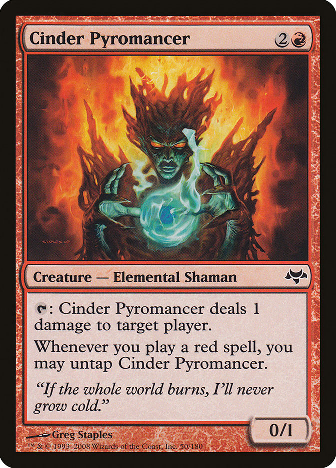 Cinder Pyromancer 50/180 (Eventide)  - Foil | Good Games Modbury