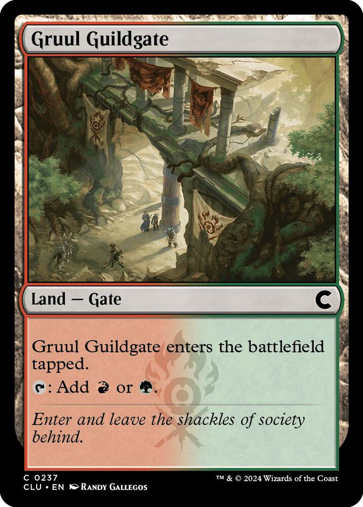 Gruul Guildgate 237/284 (Ravnica: Clue Edition)  | Good Games Modbury