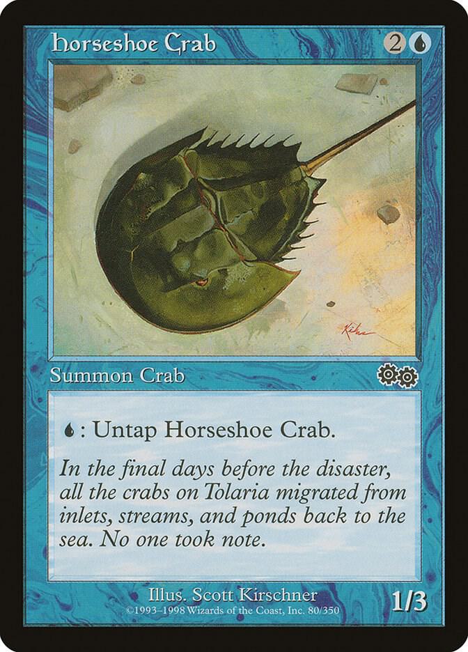Horseshoe Crab 80/350 (Urza's Saga)  | Good Games Modbury