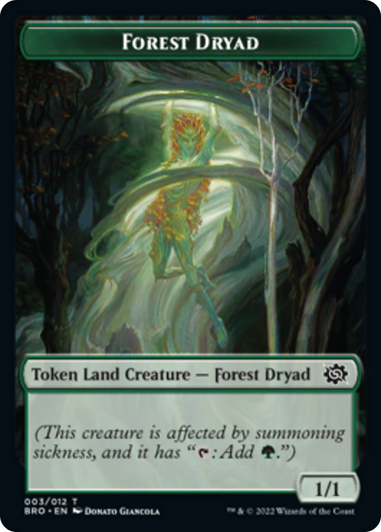 Forest Dryad Token [The Brothers' War Tokens] | Good Games Modbury