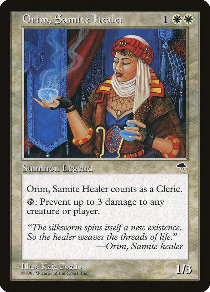 Orim Samite Healer 33/350 (Tempest)  | Good Games Modbury
