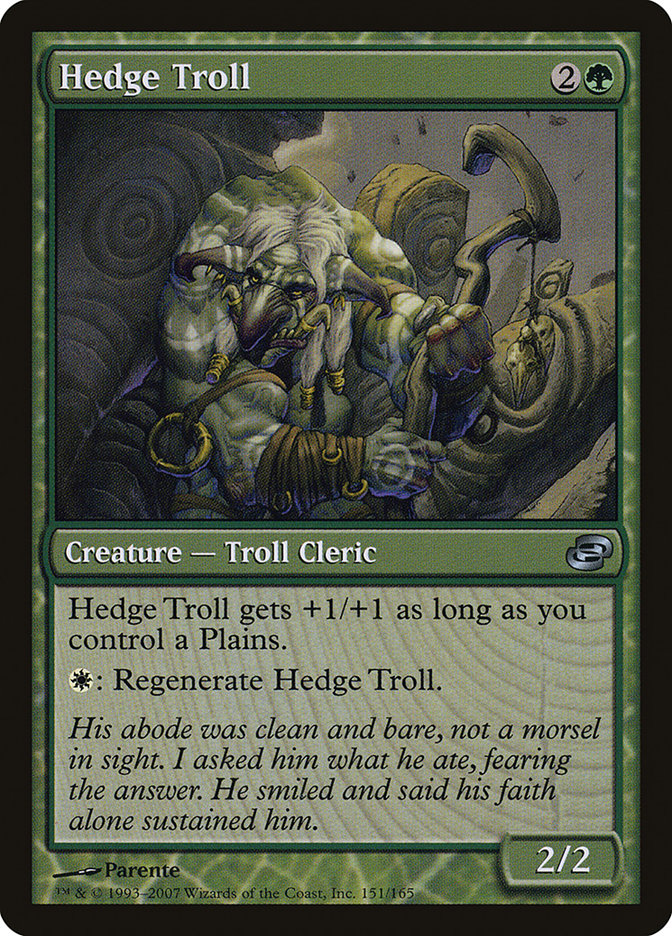 Hedge Troll 151/165 (Planar Chaos)  | Good Games Modbury