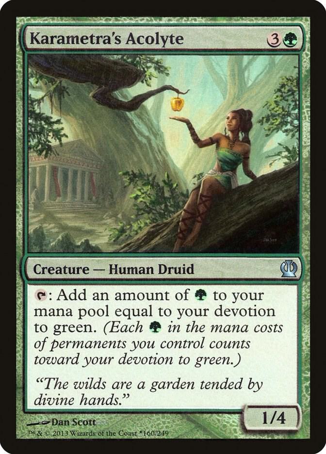 Karametra's Acolyte 160/10 (Gift Boxes and Promos)  - Foil | Good Games Modbury