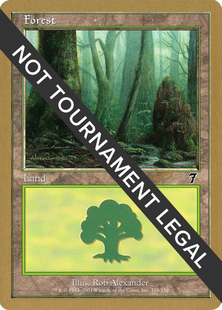 Forest 329 2002 Raphael Levy 7ED rl329/153 (World Championship Decks)  | Good Games Modbury
