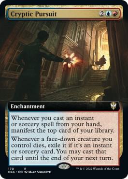 Cryptic Pursuit Extended Art 170/93 (Commander: Streets of New Capenna)  | Good Games Modbury