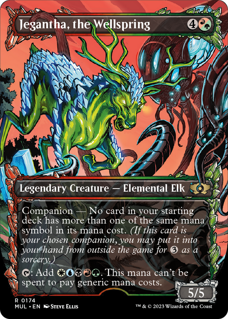 Jegantha, the Wellspring (Borderless) (Halo Foil) [Multiverse Legends] | Good Games Modbury