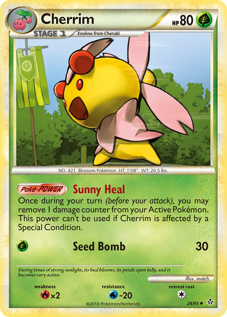 Cherrim (28/95) [HeartGold & SoulSilver: Unleashed] | Good Games Modbury