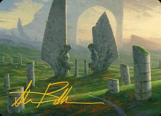 Monumental Henge Art Card Gold Stamped Signature 15 (Art Series: Modern Horizons 3)  | Good Games Modbury