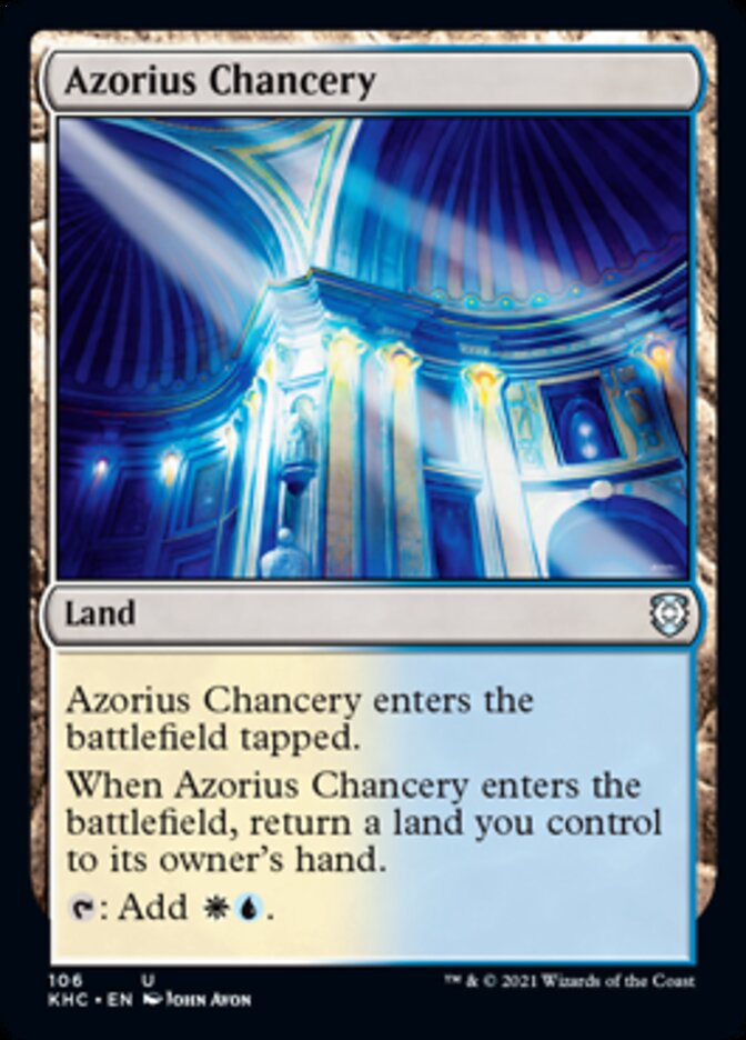 Azorius Chancery [Kaldheim Commander] | Good Games Modbury