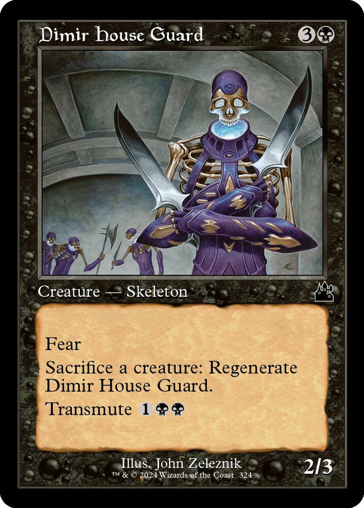 Dimir House Guard 324/291 (Ravnica Remastered)  - Retro | Good Games Modbury
