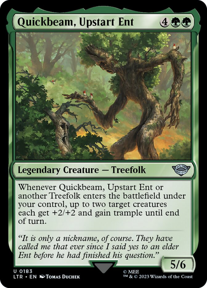 Quickbeam, Upstart Ent 183/281 (Universes Beyond: The Lord of the Rings: Tales of Middle-earth)  | Good Games Modbury
