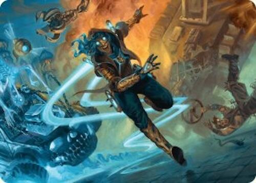 Sita Varma Masked Racer Art Card 26 (Art Series: Aetherdrift)  | Good Games Modbury