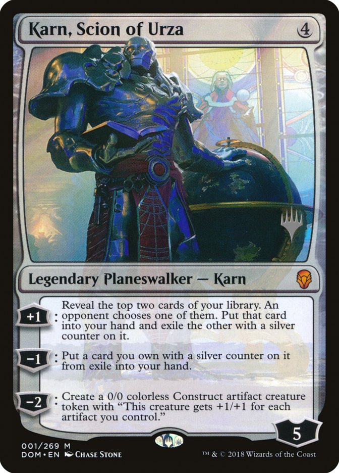 Karn, Scion of Urza (Promo Pack) [Dominaria Promos] | Good Games Modbury