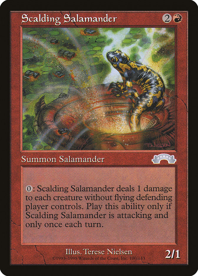 Scalding Salamander 100/143 (Exodus)  | Good Games Modbury