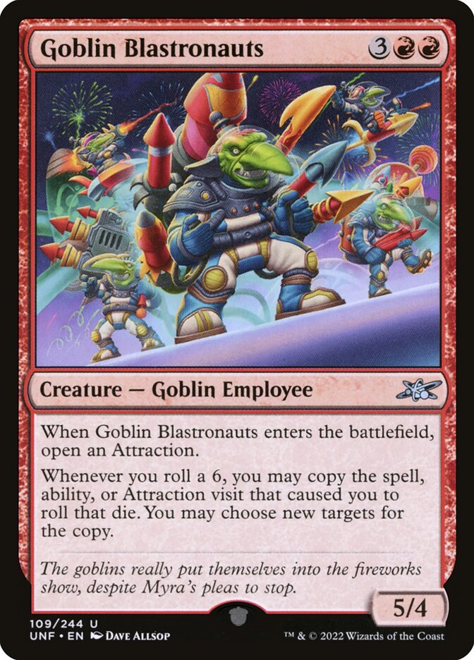 Goblin Blastronauts 109/244 (Unfinity)  - Foil | Good Games Modbury